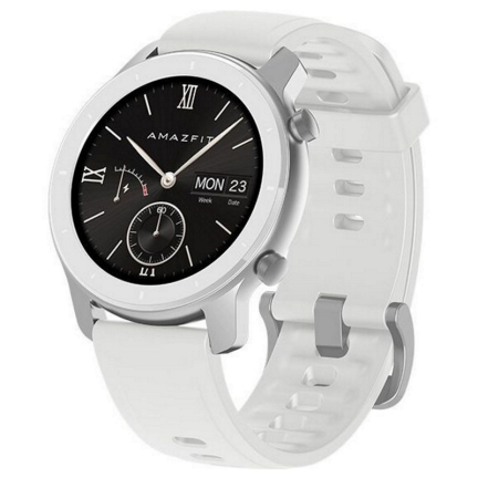 Amazfit GTR 42mm Moonlight White / White Silicone Strap