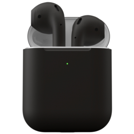 Apple AirPods 2 Черный Матовый  (с функцией беспроводной зарядки)