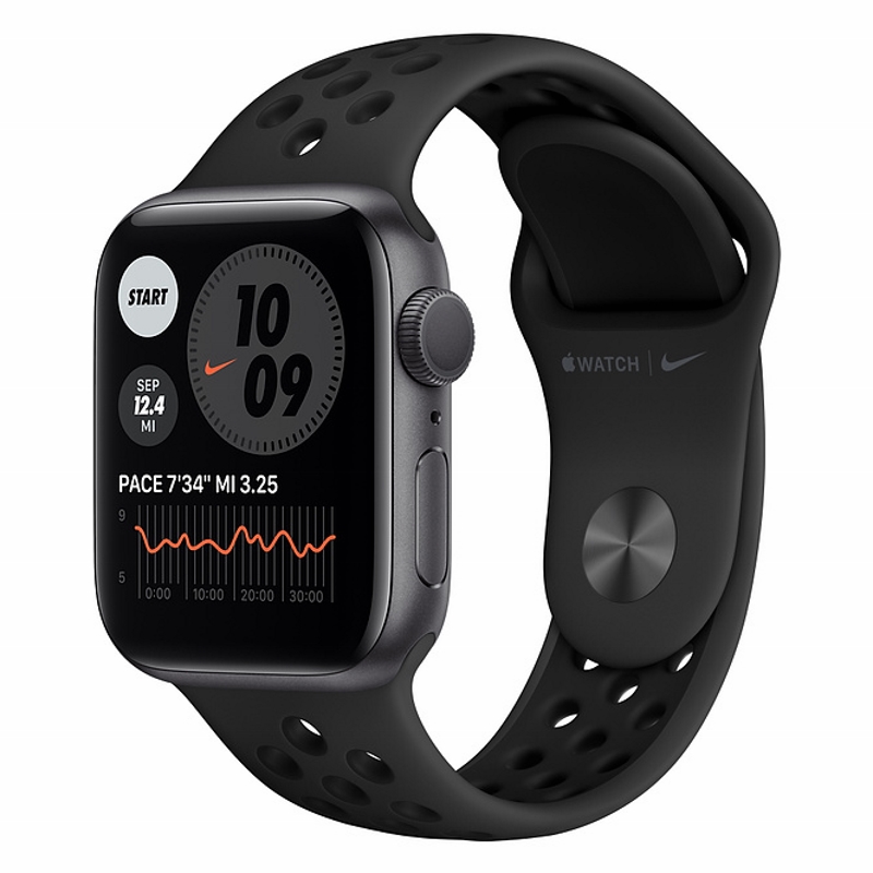 Apple Watch S6 40mm Space Gray Aluminum Case/ Anthracite/Black NIKE Sport Band