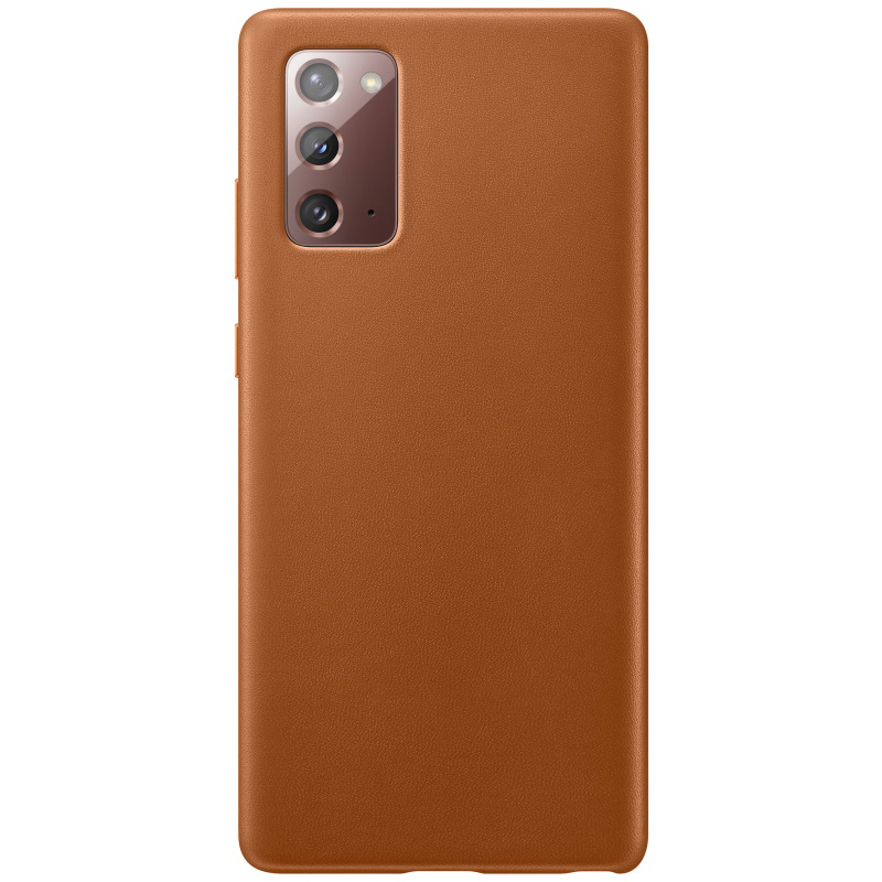 Чехол Galaxy Note 20 Leather Cover Tan 