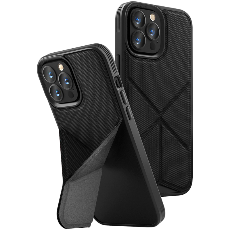 Чехол iPhone 13 Pro Uniq Transforma Black Black (Черный)