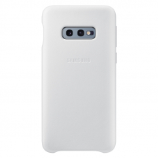 Чехол-накладка Galaxy S10e Leather Cover White