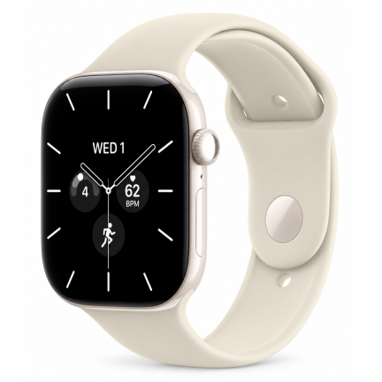 Apple Watch 12 42mm Ceramic Pearl White / Pearl White Sport Loop
