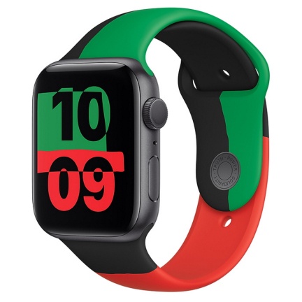 Apple Watch S6 44mm Space Gray Aluminum Case / Black Unity Sport Band Идеальное Б/У