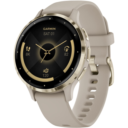 Garmin Venu 3S 41mm Soft Gold French Gray (010-02785-02)