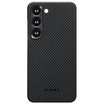 Чехол Samsung S23 Pitaka Magez Case 3 Black Gray Black (Черный)