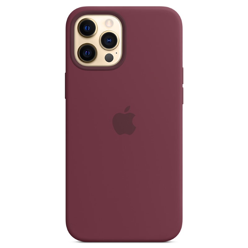 Чехол iPhone 12 Pro Max Silicone Case MagSafe Plum