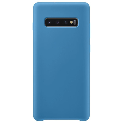 Чехол Galaxy S10 Plus Silicone Cover Blue Blue (Синий)