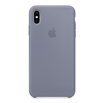 Чехол iPhone XS Max Silicone Case Lavender gray