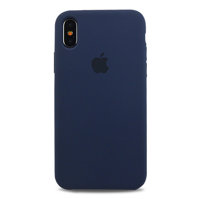 Чехол iPhone X/XS Silicone Case Midnight Blue