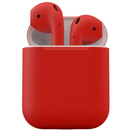 Apple AirPods 2 Красный Матовый (без функции беспроводной зарядки)