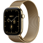 Apple Watch 12 42mm Radiant Gold Titanium / Milanese Loop