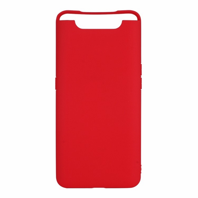 Чехол Galaxy A80 Силикон Case Red Red (Красный)