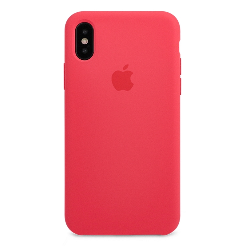 Чехол iPhone X/XS Silicone Case Raspberry
