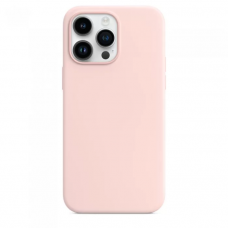 Чехол MagSafe iPhone 14 Pro Max Silicone Cover Chalk Pink (Оригинал)