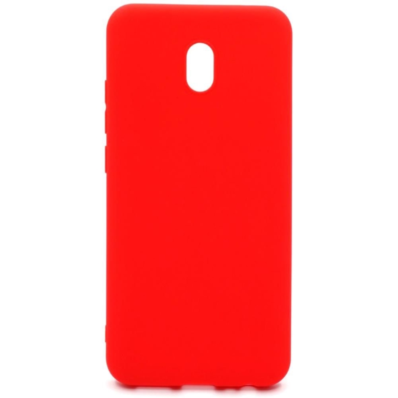 Чехол Xiaomi Redmi 8A Силикон Red Red (Красный)