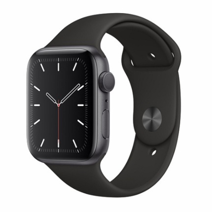 Apple Watch S5 44mm Space Gray Aluminum / Black Sport Band Идеальное Б/У
