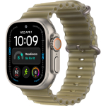 Apple Watch Ultra 4 (2026) 49mm Natural Titanium Case /Translucent Kelp Ocean Band