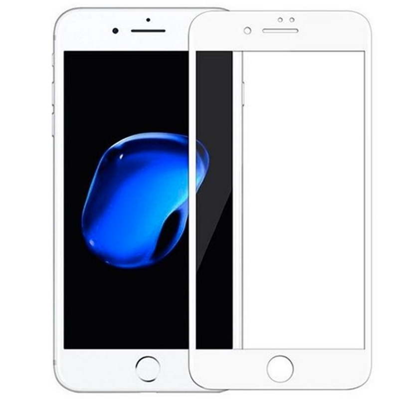 Защитное стекло 3D для iPhone 7 Plus/8 Plus Белое