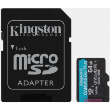 Карта Памяти Kingston MicroSD 64 GB + SD Adapter