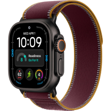 Apple Watch Ultra 4 (2026) 49mm Black Titanium Case /Burgundy Trail Loop