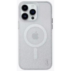 Чехол iPhone 15 Pro Max Uniq COEHL Lumino MagSafe Sparkling Silver