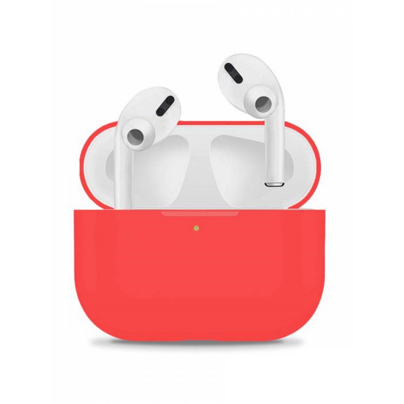 Чехол AirPods Pro Silicone Case Red Red (Красный)