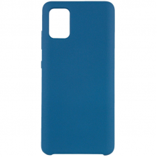 Чехол-накладка Galaxy A51 Silicone Cover Blue