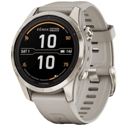 Garmin Fenix 7S Pro Sapphire Solar Soft Gold / Light Sand Band