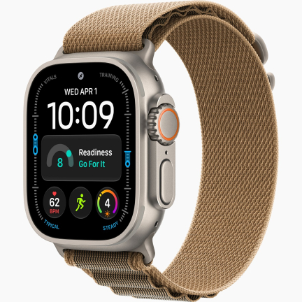Apple Watch Ultra 4 (2026) 49mm Natural Titanium Case /Desert Alpine Loop
