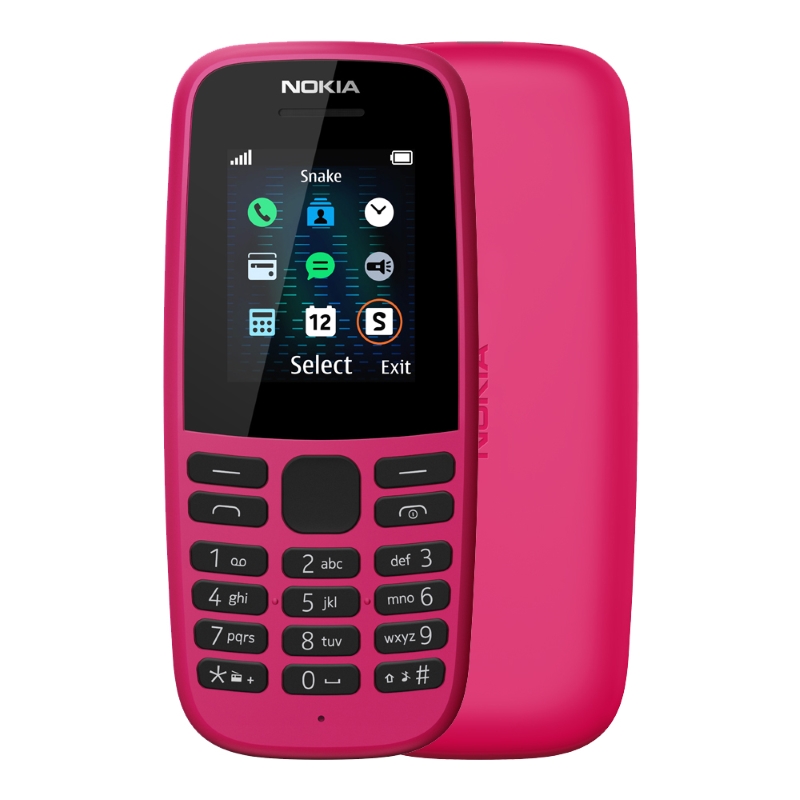 Nokia 105 Single Sim Pink