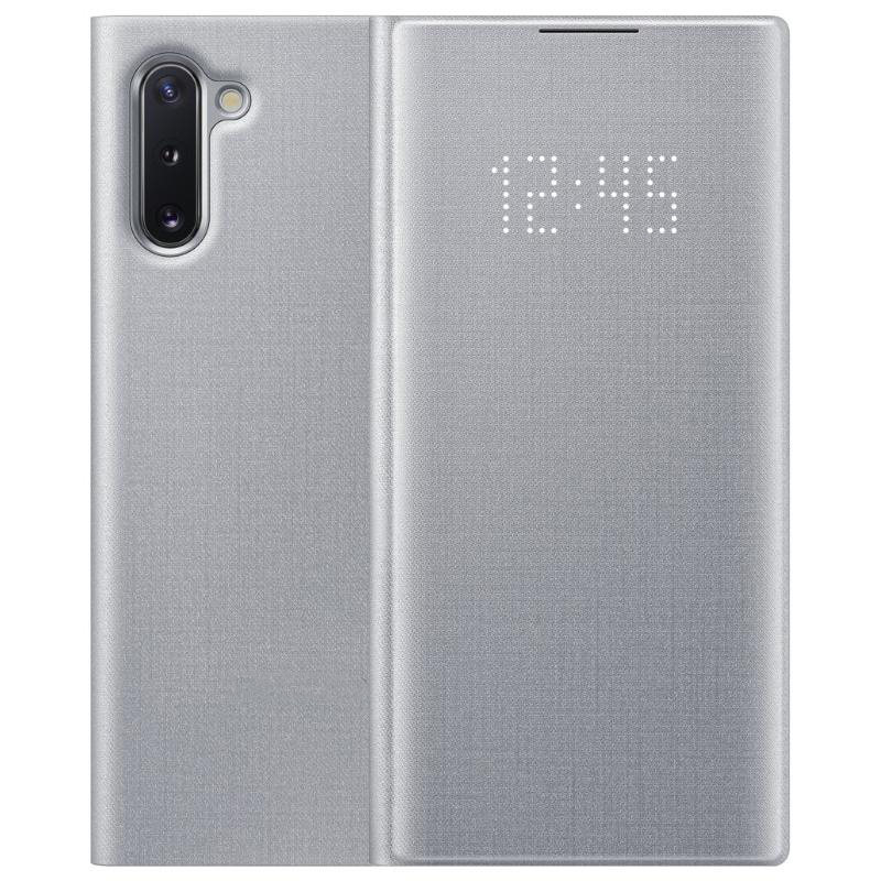 Чехол Galaxy Note 10 LED View Cover Silver