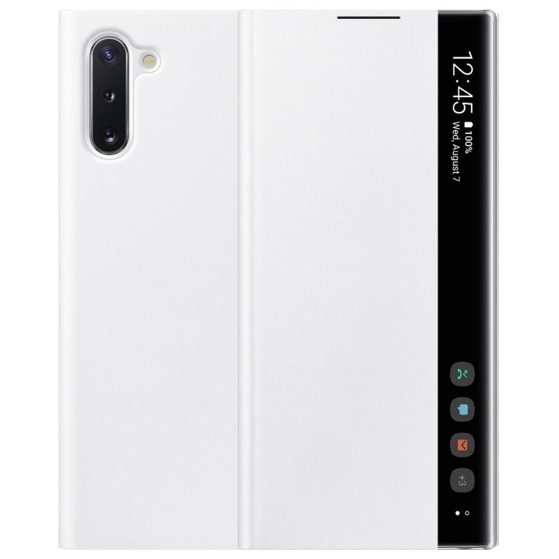 Чехол Galaxy Note 10 Clear View Cover White White (Белый)