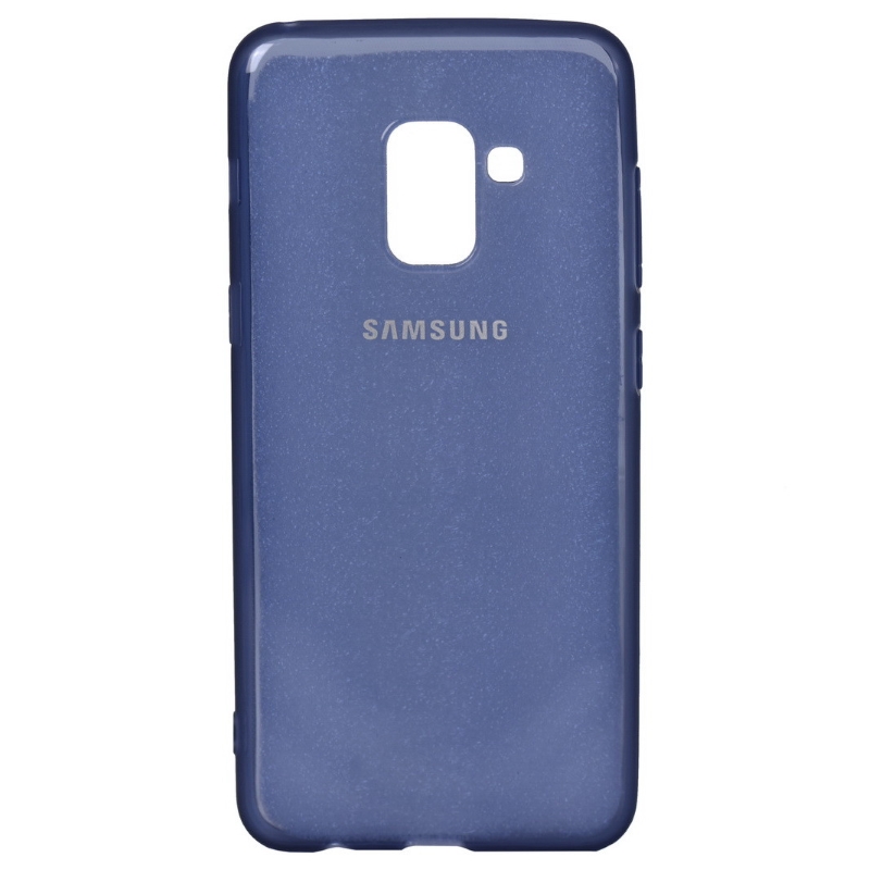 Чехол Galaxy A50 Силикон Dark Blue Blue (Синий)