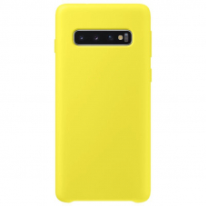 Чехол-накладка Galaxy S10 Silicone Cover Yellow