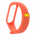 Ремешок для Mi Band 4 Iron Man Orange
