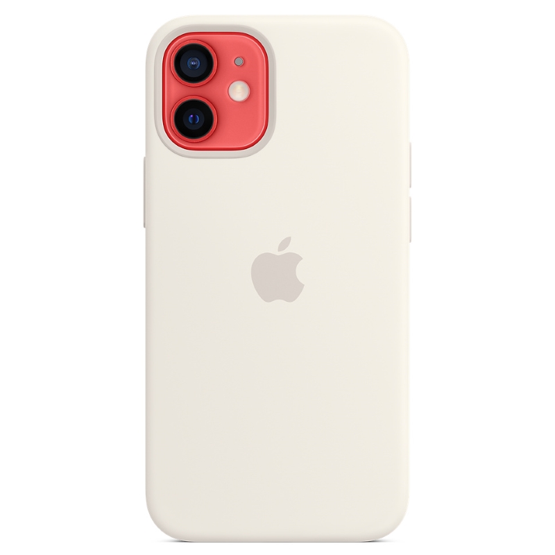 Чехол iPhone 12 mini Silicone Case MagSafe White