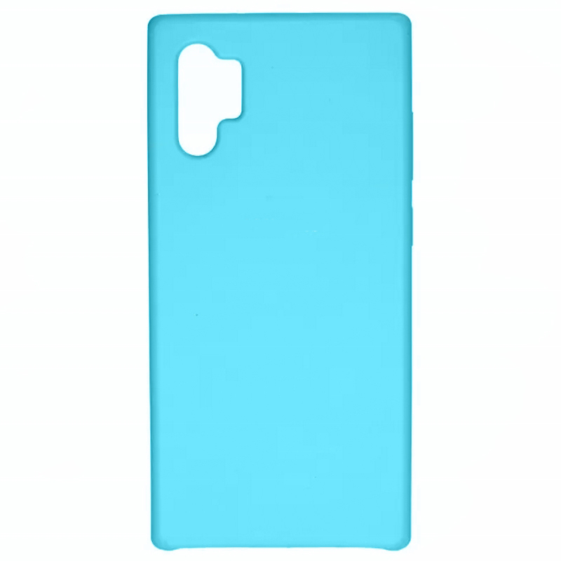 Чехол Galaxy Note 10 Plus Silicone Cover Light Blue Blue (Голубой)