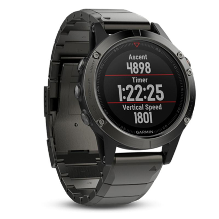 Смарт Часы Garmin Fenix 5X Sapphire Gray / Metal Band