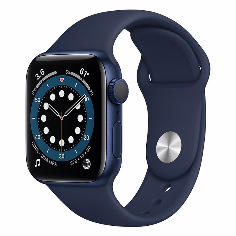 Apple Watch S6 40mm Blue Aluminum Case / Blue Sport Band Идеальное Б/У