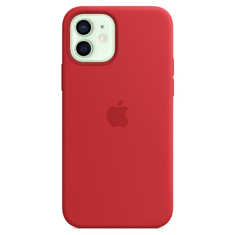 Чехол iPhone 12/12 Pro Silicone Case MagSafe Red