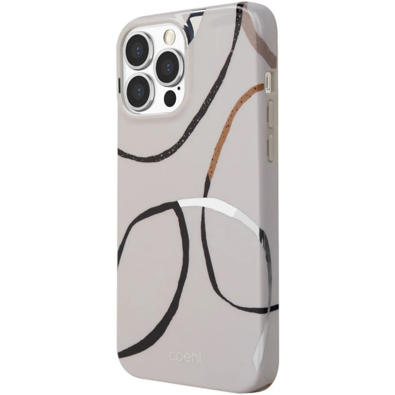 Чехол iPhone 13 Pro Uniq Coehl Valley Soft Sand Brown (Коричневый)