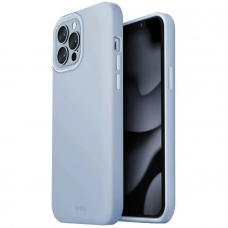 Чехол iPhone 13 Pro Uniq Lino Hue Silicone Arctic Blue