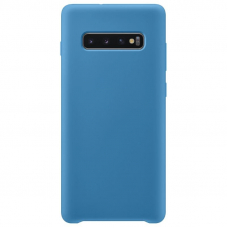 Чехол-накладка Galaxy S10 Plus Silicone Cover Blue