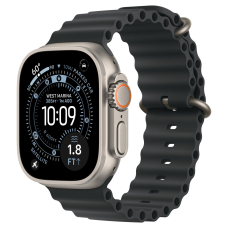 Apple Watch Ultra 3 (2025) 49mm Titanium Case / Black Ocean Band