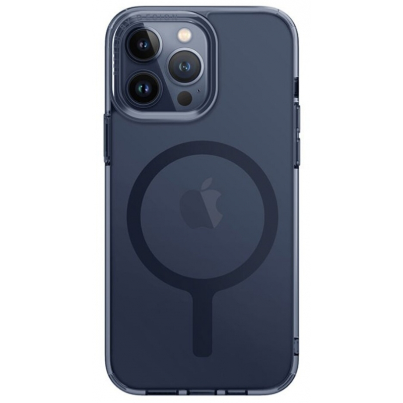 Чехол iPhone 15 Pro Uniq LifePro Xtreme AF MagSafe Smoke Blue Blue (Синий)