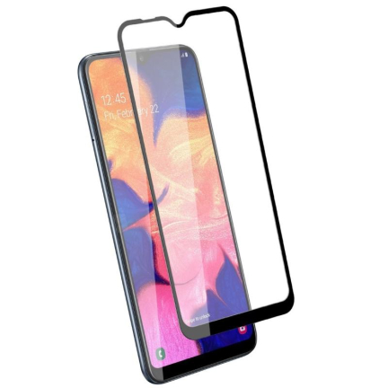 Защитное стекло 3D для Samsung Galaxy A10 Черное