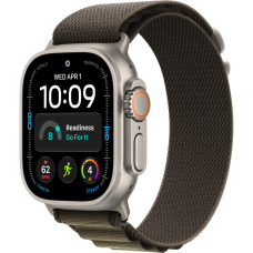 Apple Watch Ultra 4 (2026) 49mm Natural Titanium Case /Dark Olive Alpine Loop