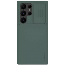 Чехол Samsung S23 Ultra Nillkin CamShield Silky Silicone Deep Green