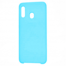 Чехол-накладка A30 Silicone Cover Light Blue